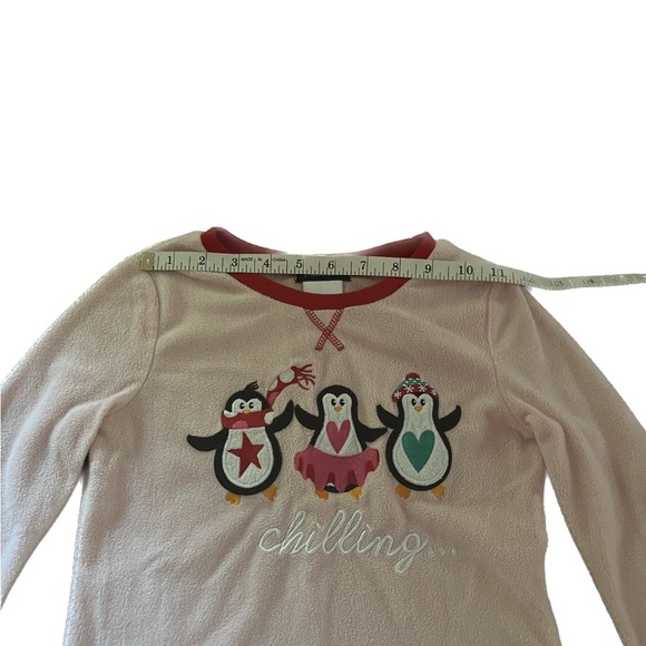 Cuddi Duds child’s Christmas three chilling penguins shirt. Size M 7/8 - Picture 5 of 8